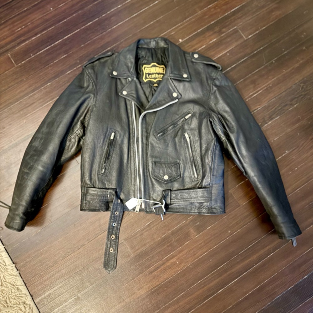 Classic Black Biker Jacket